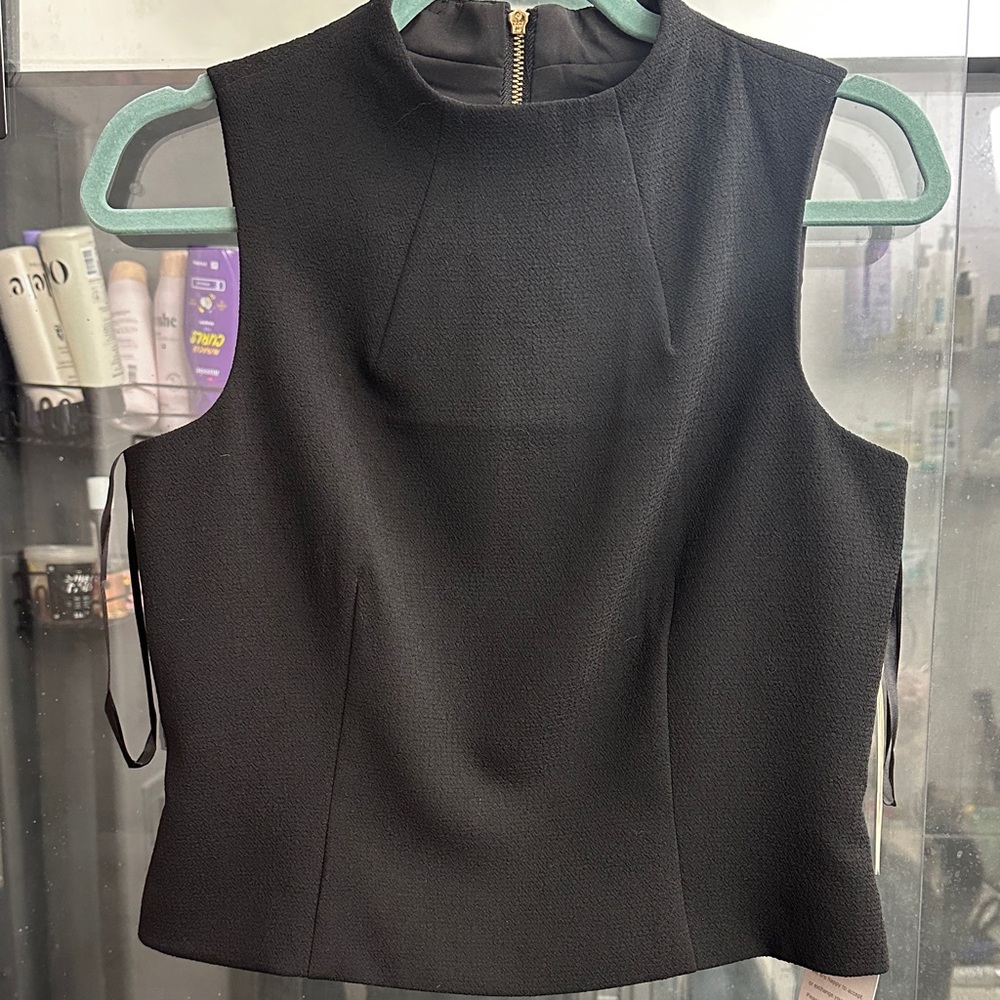 Eliza J Black Sleeveless Tank Top